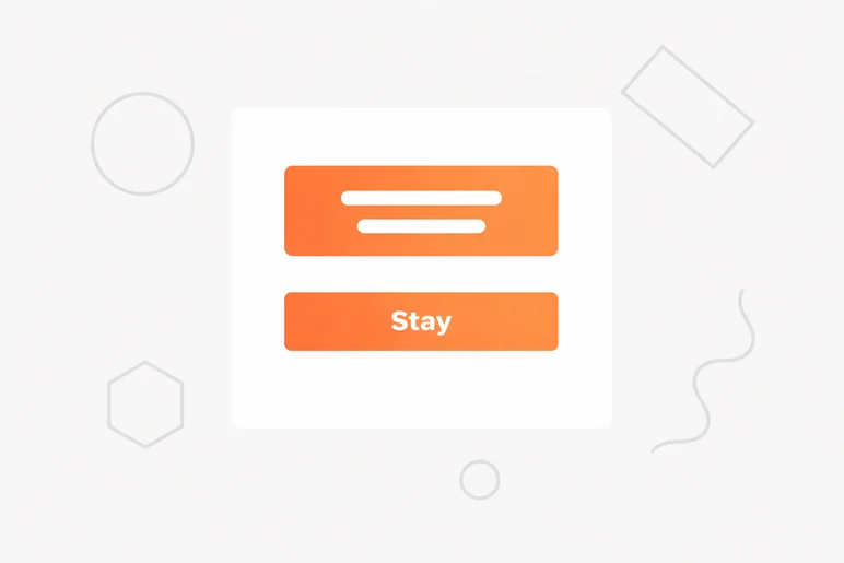 Exit intent popup add-on: een popup die bezoekers laat blijven