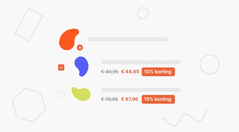Smart Upsell add-on: extra producten met korting op de productpagina